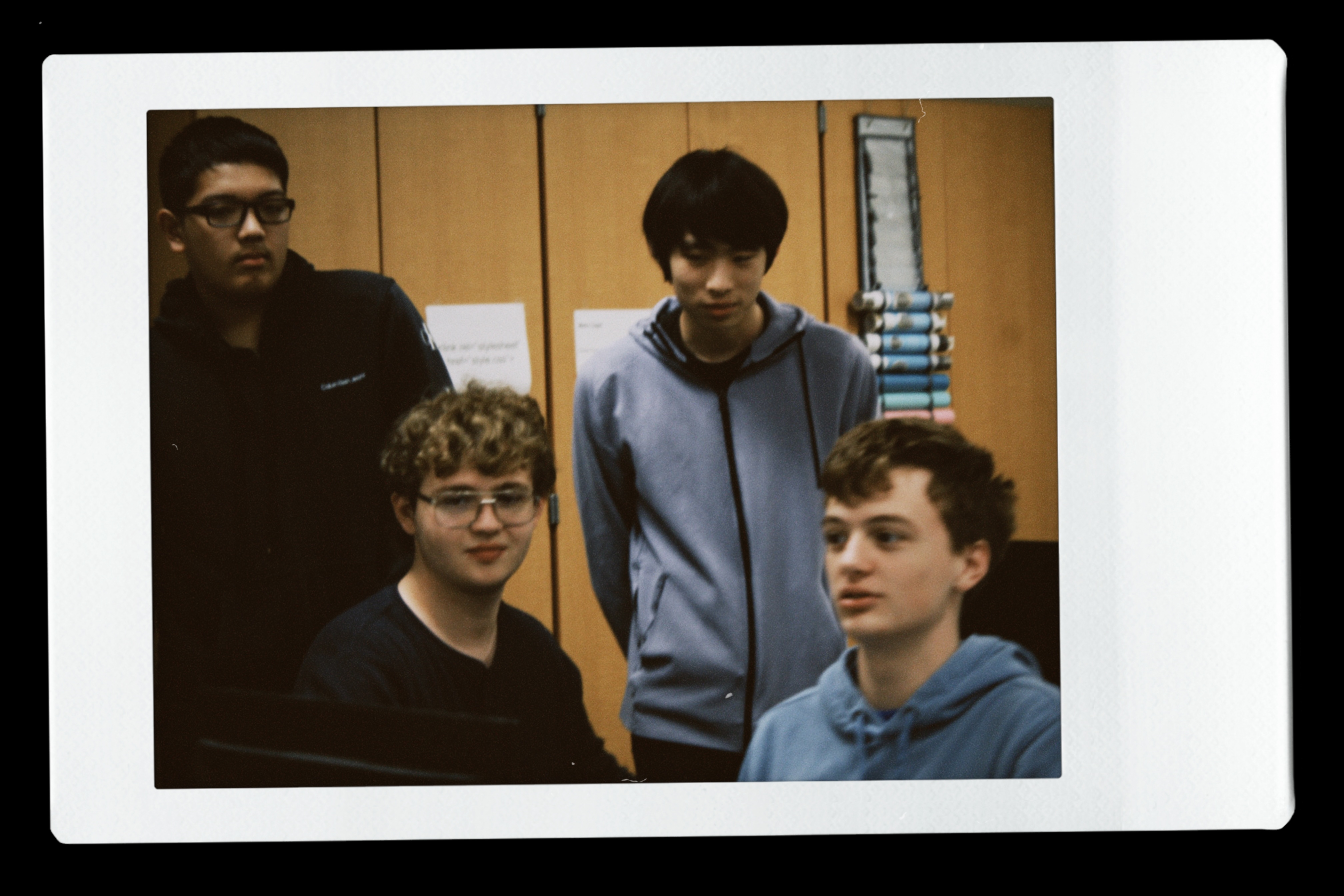 Students gathered in class